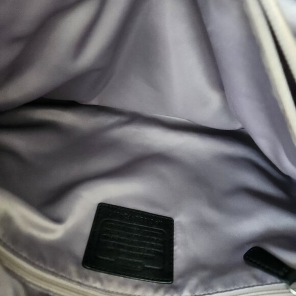 Euc Coach Ashely Black Siaffiano Leather Handbag Purse - Picture 13 of 14